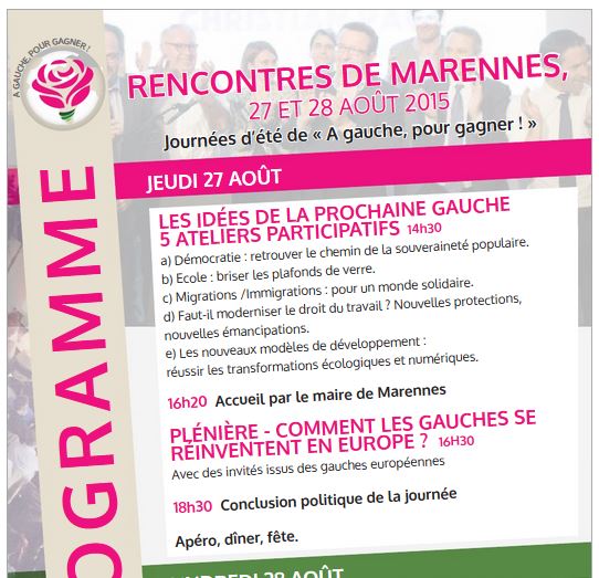 Programme journ&eacute;e Marennes