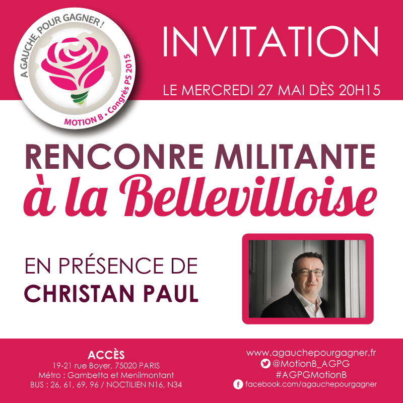 Invitation Bellevilloise