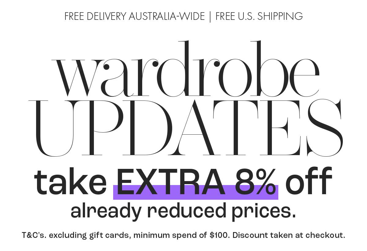 Extra 8% off ending soon