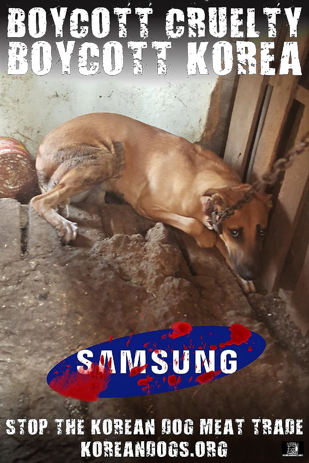Samsung must speak out against the brutality of South Korea!