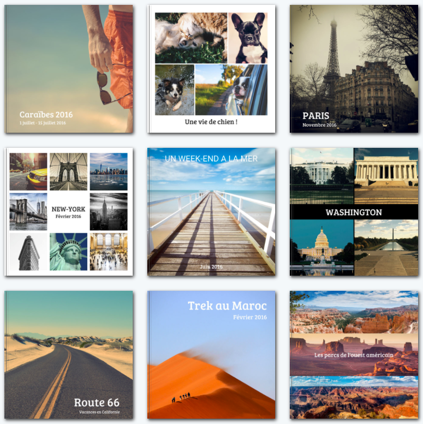Créez un livre photos