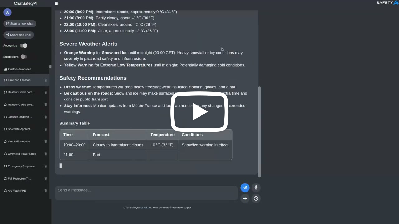 Live Web Search Demo Video