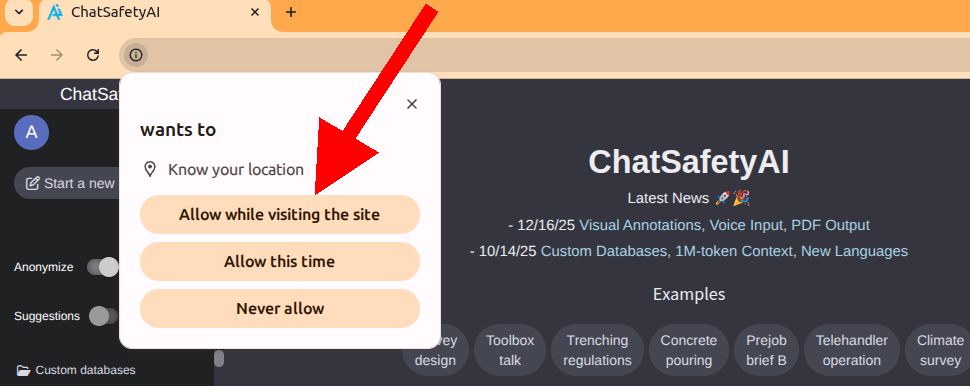 Time and Location Feature