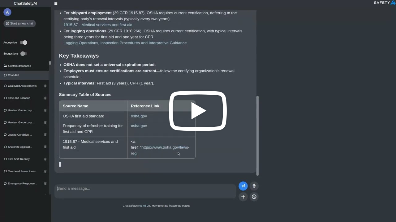 Regulations Mode Demo Video