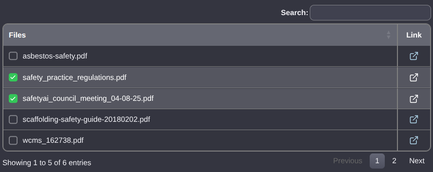 Database Feature 2