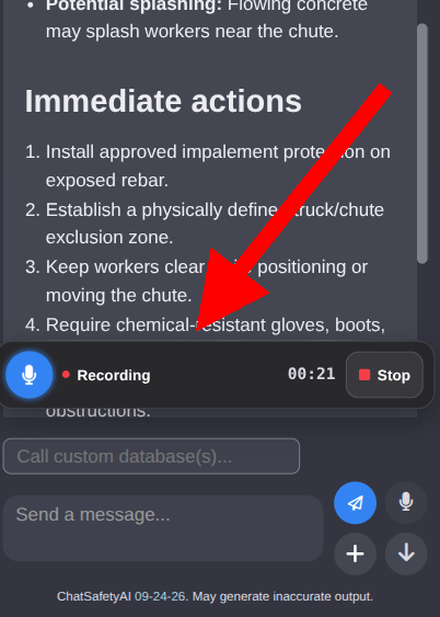 Floating Voice Bar