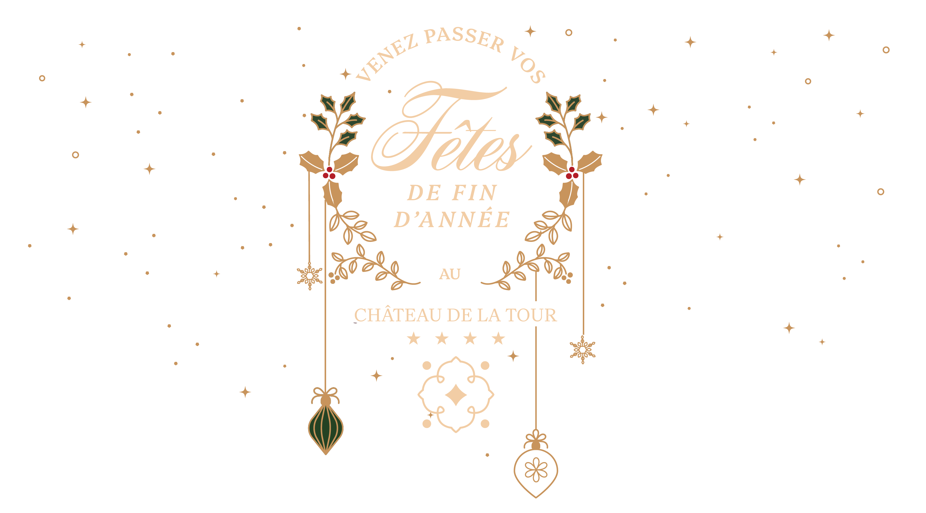 Offres de fêtes de fin d'année au Château de la Tour