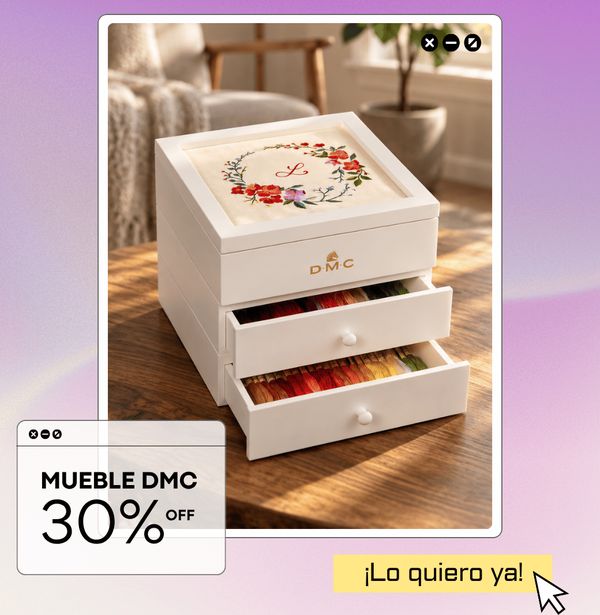 Mueble de madera DMC blanco