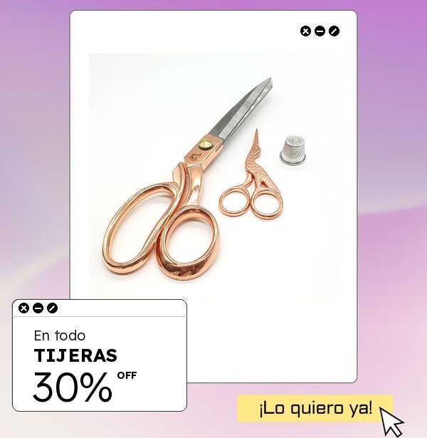 Tijeras con 30%