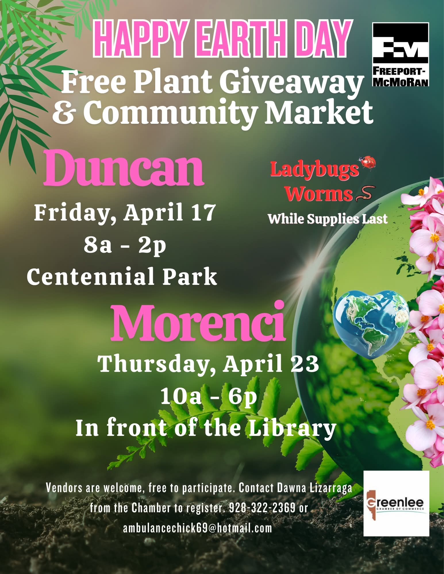 Free Plant Giveaway and Community Market