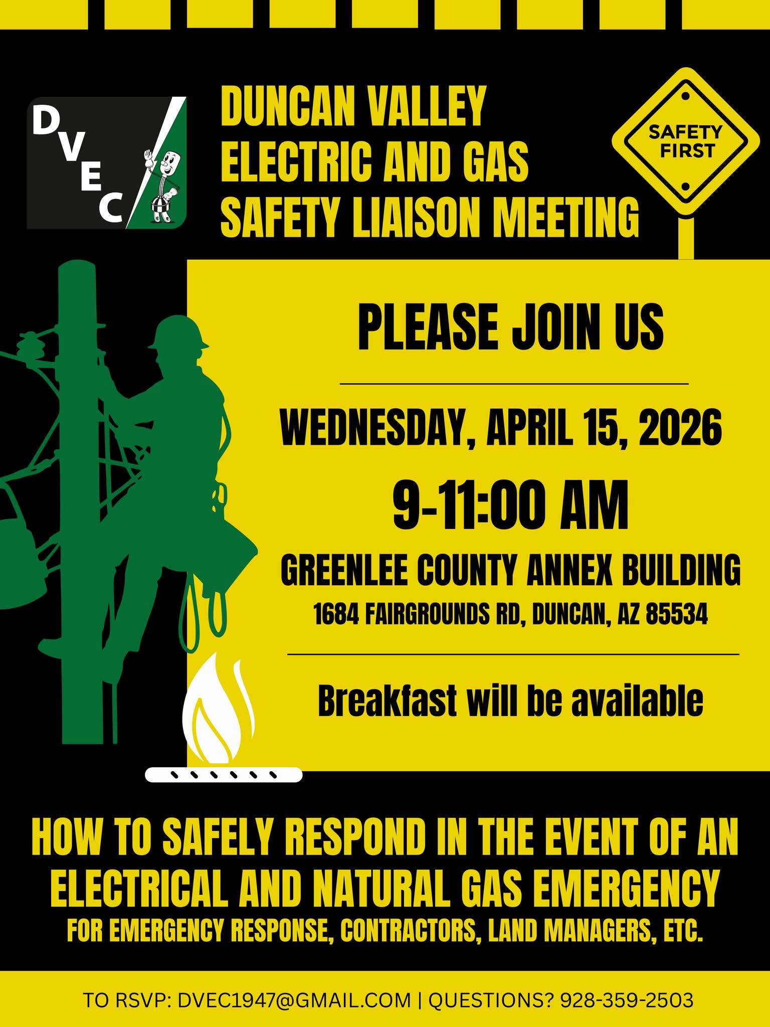 Duncan Valley Electric and Gas Safety Liaison Meeting