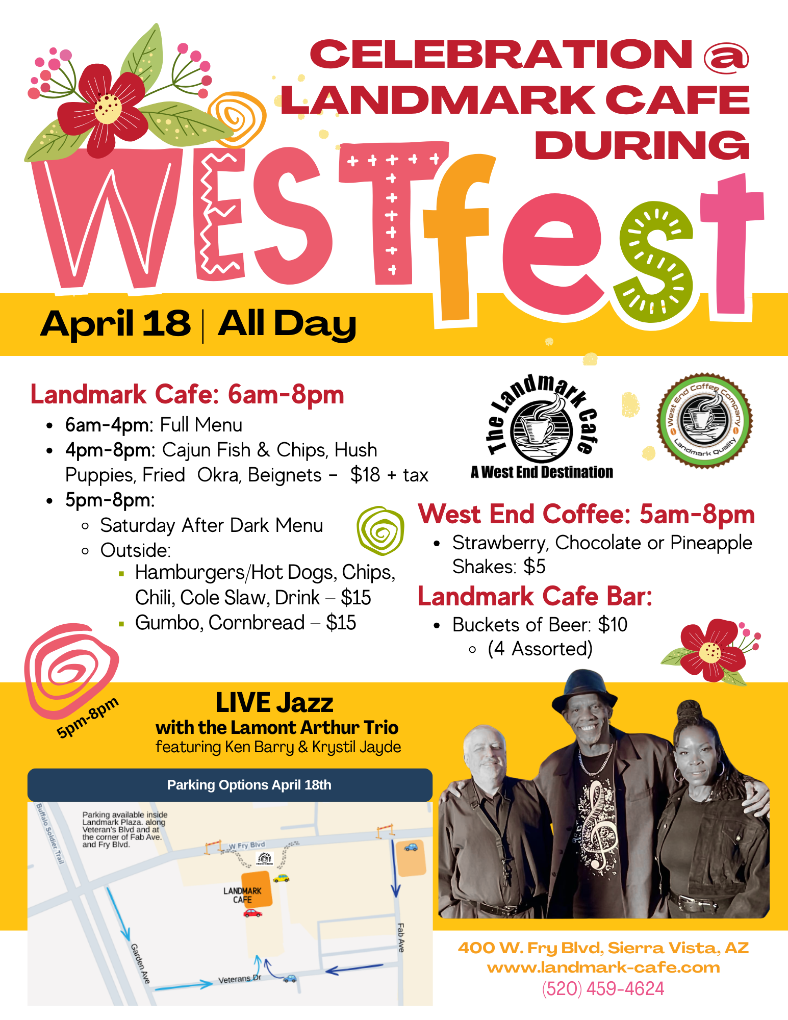 Celebration at Landmark Cafe During West Fest