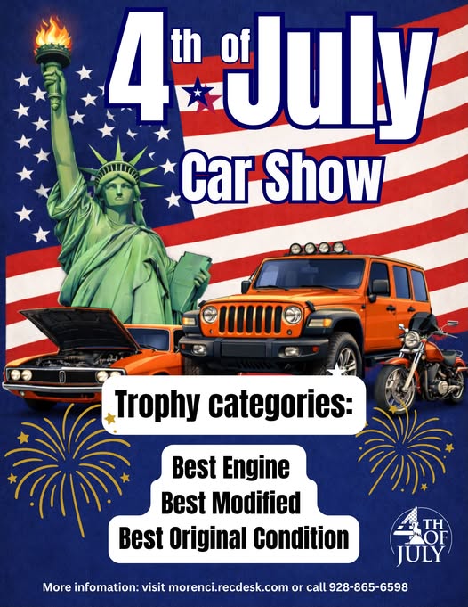Morenci 4th of July Car Show flyer