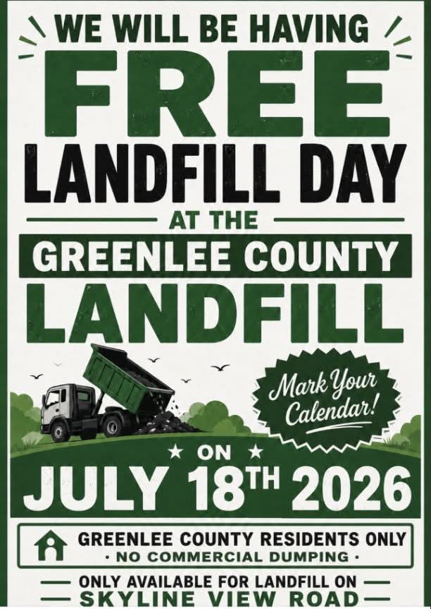 Free Landfill Day flyer