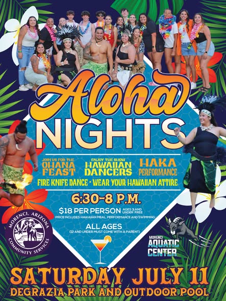Aloha Nights Morenci flyer