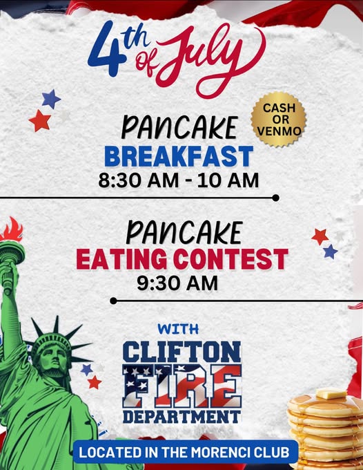 Firefighters Pancake Breakfast flyer