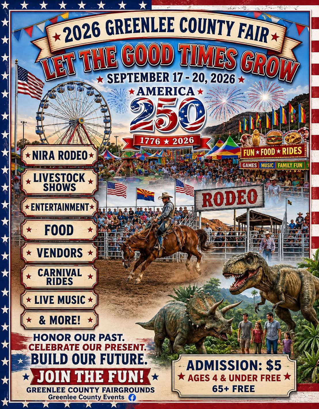 Greenlee County Fair flyer