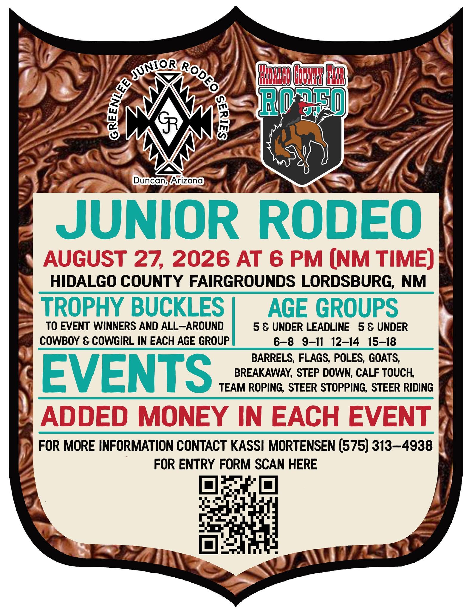 Hidalgo County Fair Junior Rodeo flyer