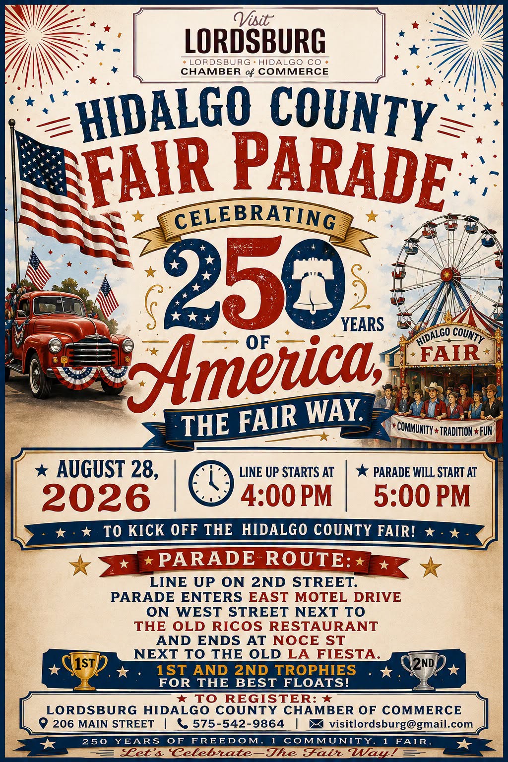 Hidalgo County Fair Parade flyer