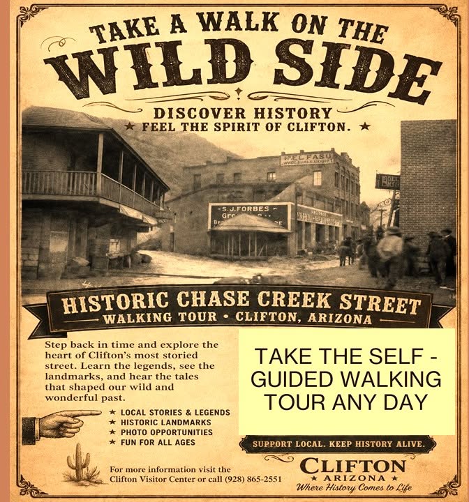 Historic Chase Creek Street Walking Tour flyer
