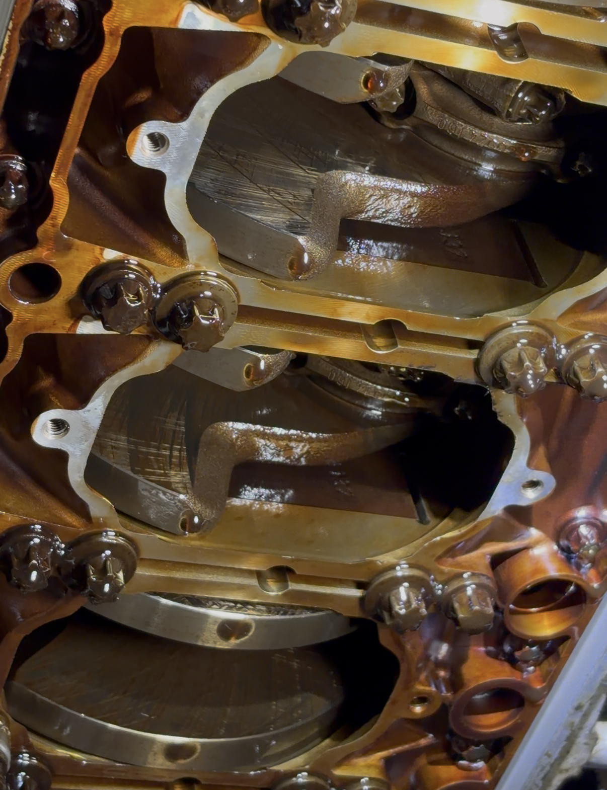 V12 engine removed from W220 S600
