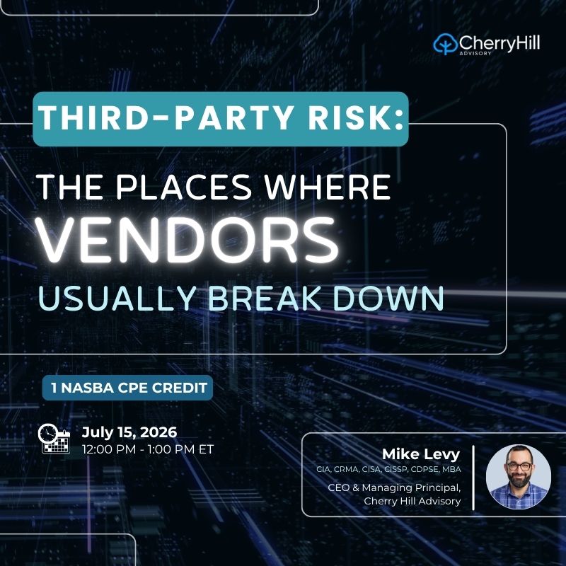 Webinar - Third-Party Risk: The Places Where Vendors Usually Break Down