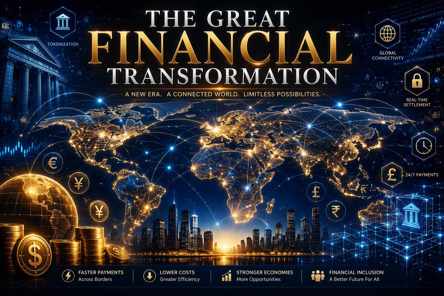 The Great Financial Transformation — a connected world of tokenized money