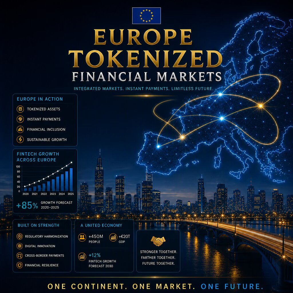 Europe — tokenized financial markets and the Digital Euro