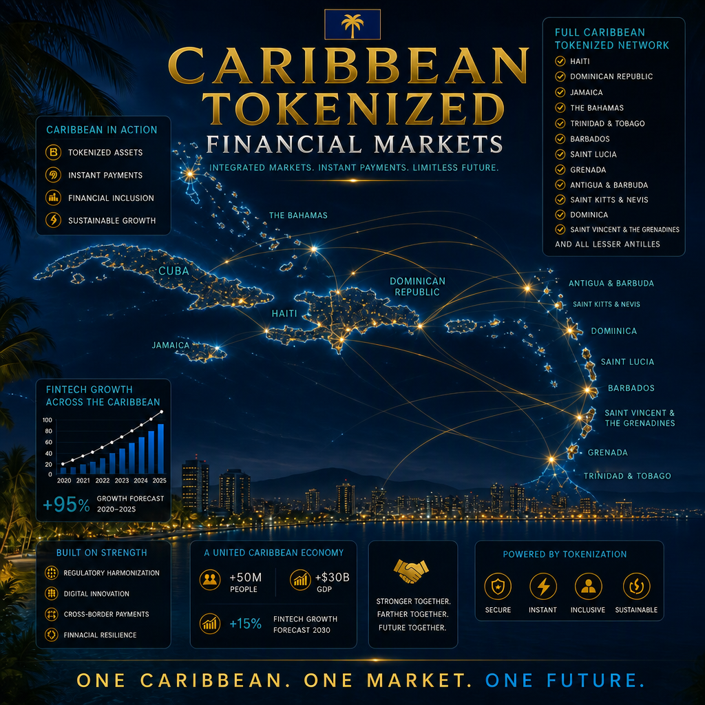 Caribbean — Sand Dollar, DCash, and JAM-DEX central bank digital currencies