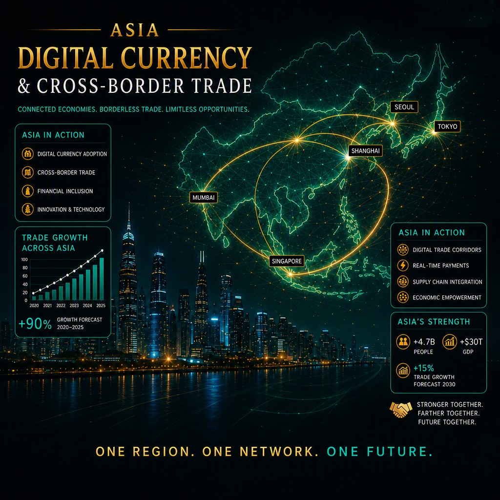 Asia — digital currency and cross-border trade