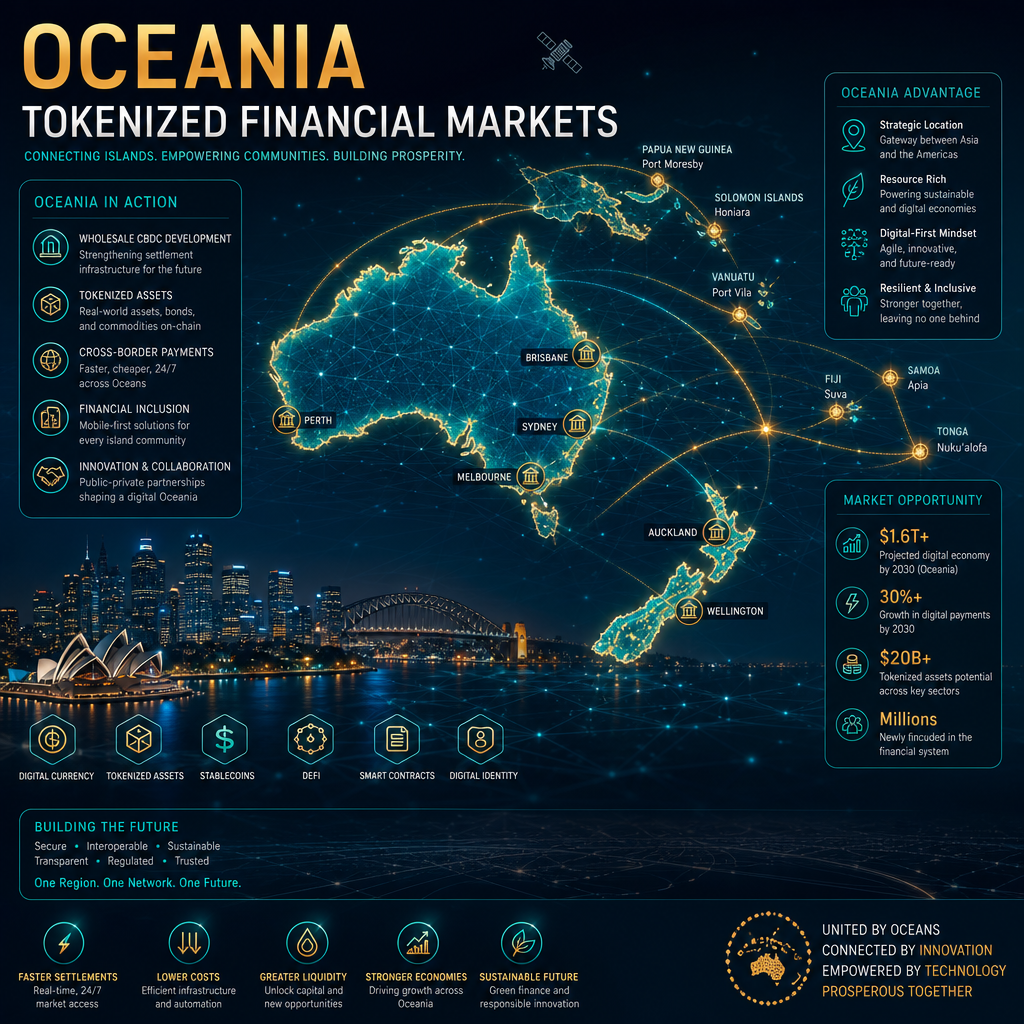 Oceania — Australia's Project Acacia and New Zealand's digital cash research