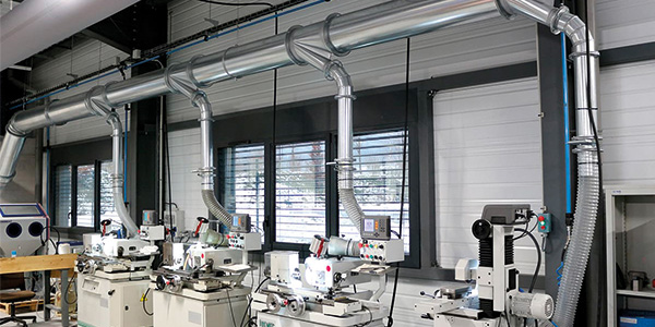 Filtration de l'air industriel : élimination des polluant