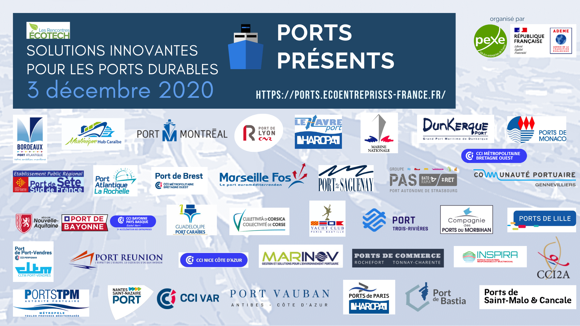 De nombreux ports présents en 2020