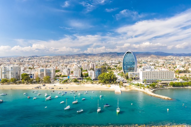 Vue côtière de Chypre