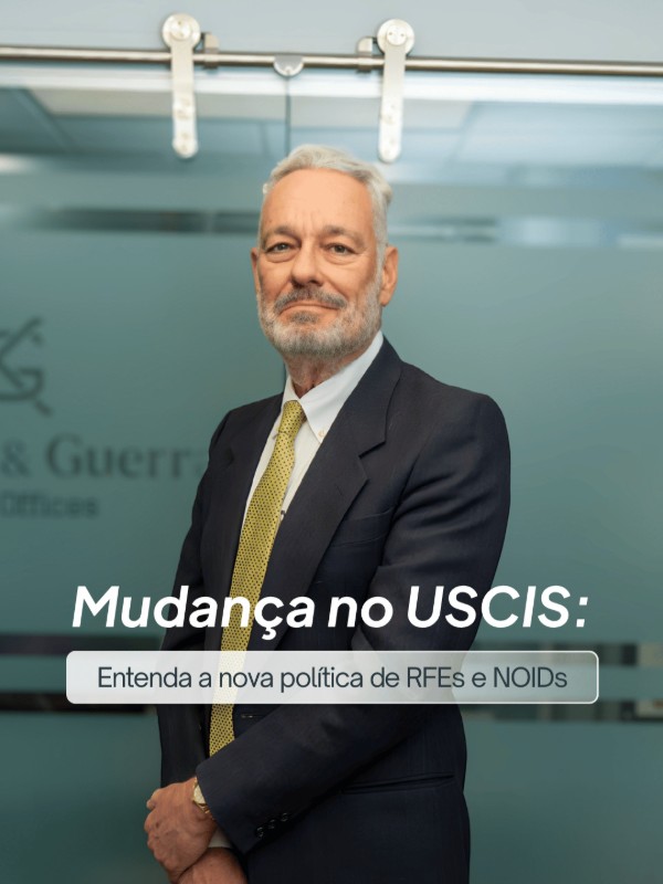 Vídeo sobre a nova política do USCIS