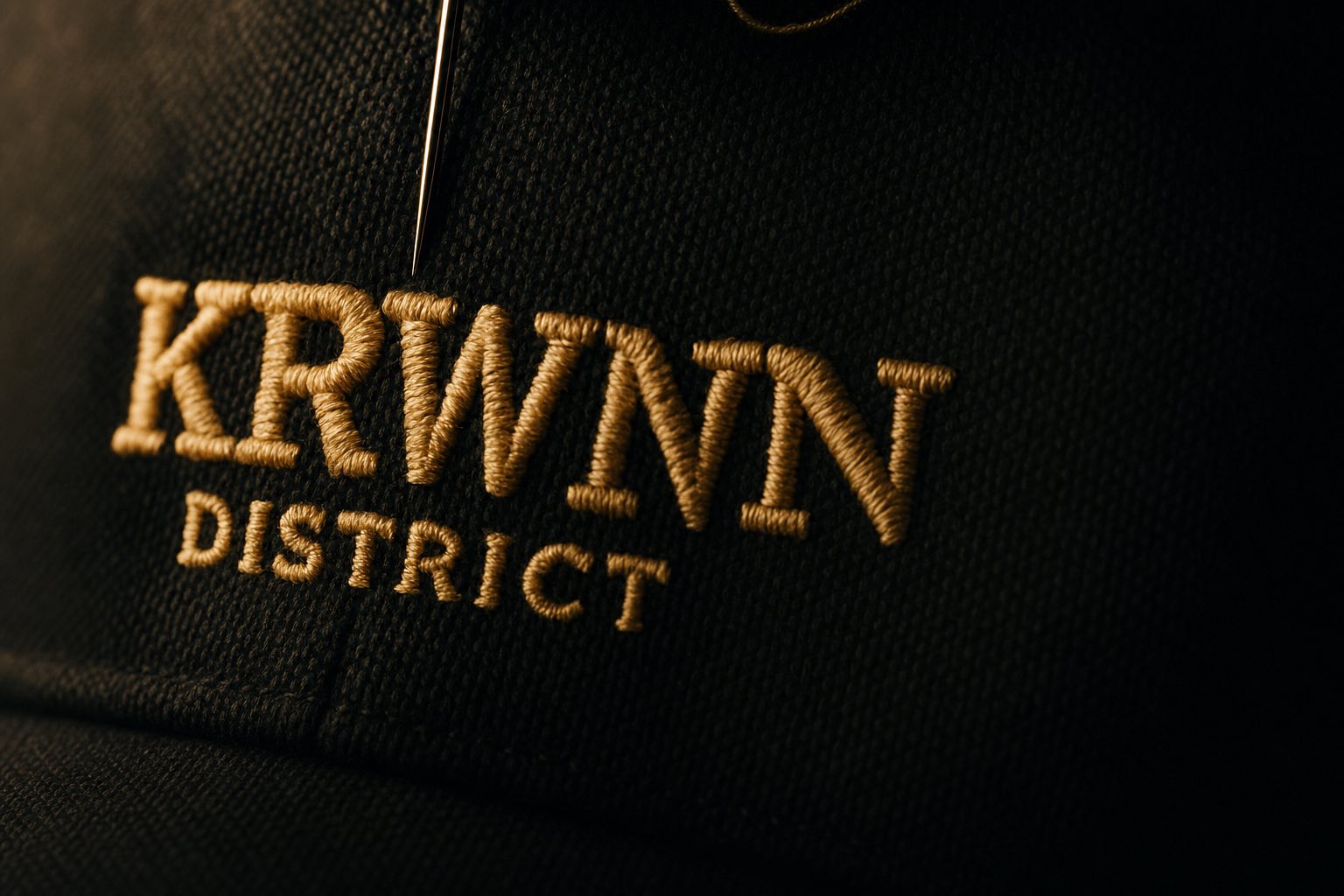 KRWN DISTRICT premium streetwear cap drop — early access sign-up