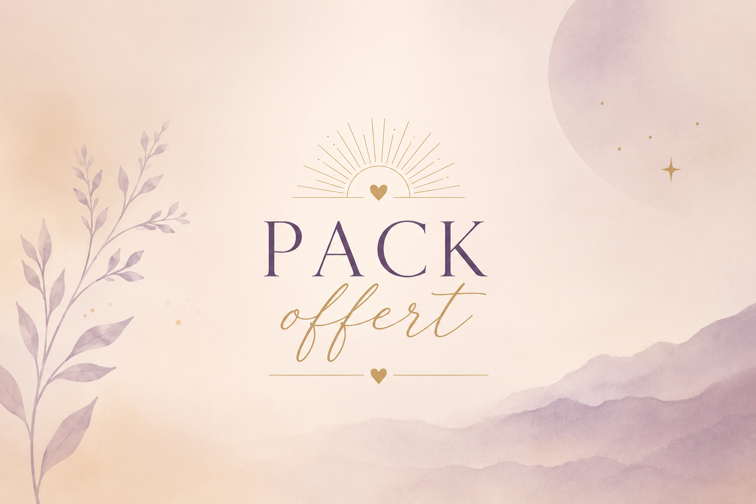 Pack offert