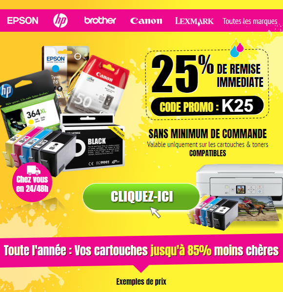 coupon consommable reduction 25