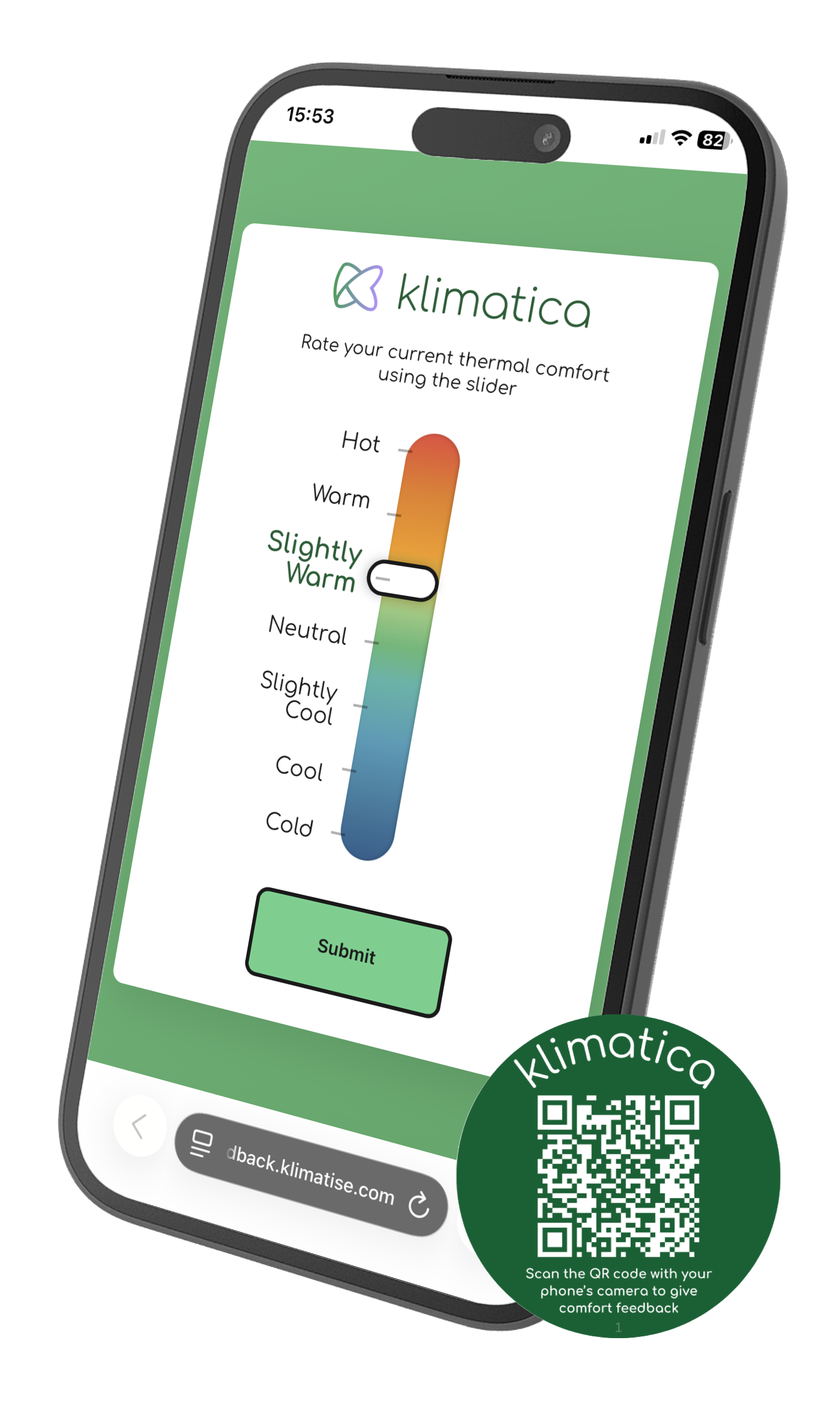 New comfort web app