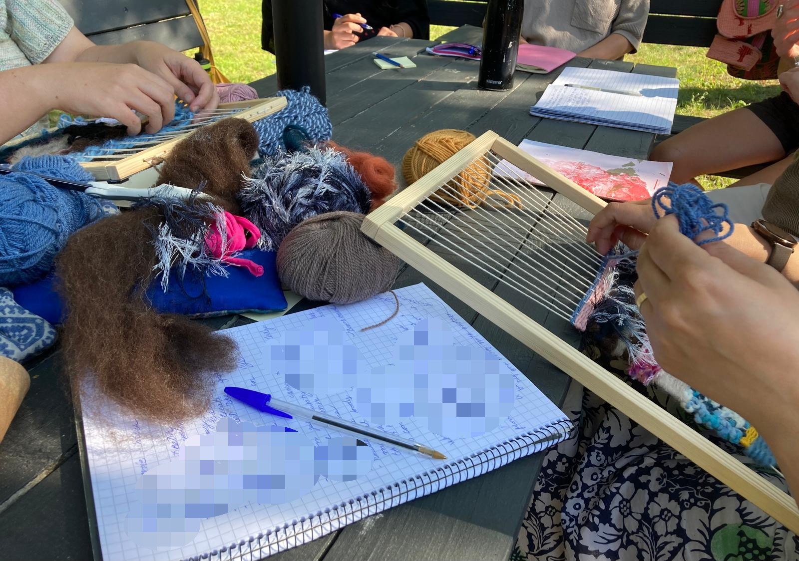 Picture from Summer Session 2026 in Latvia, weaving and writing together
