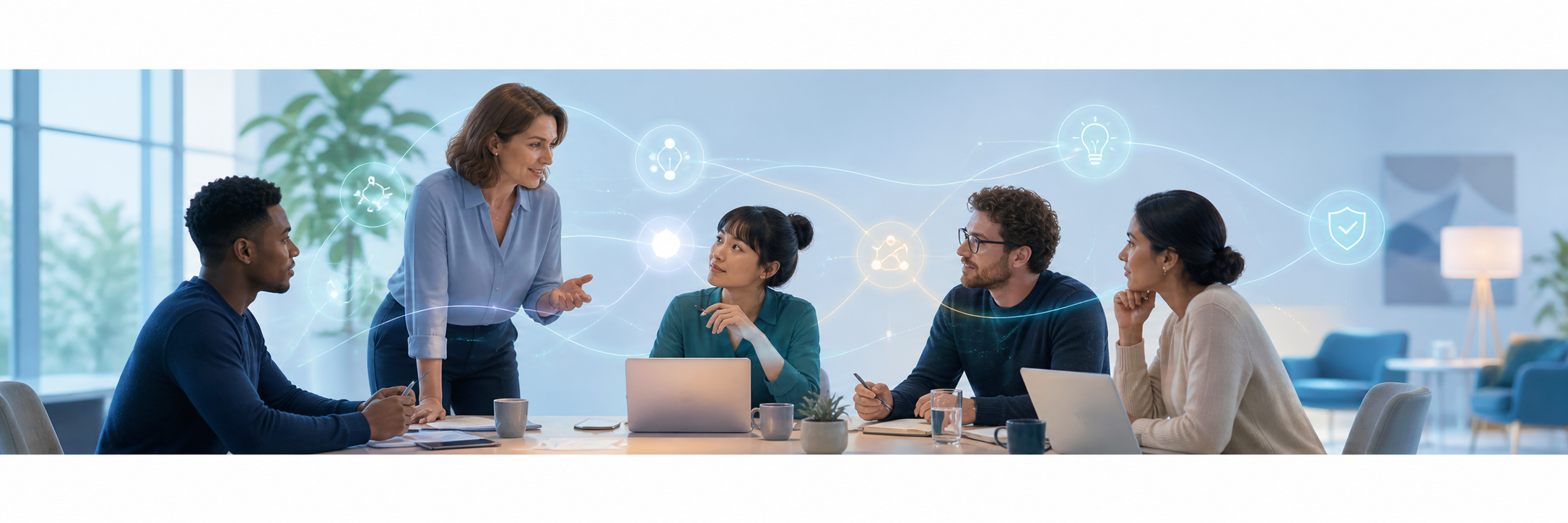Managers building a shared learning culture with AI