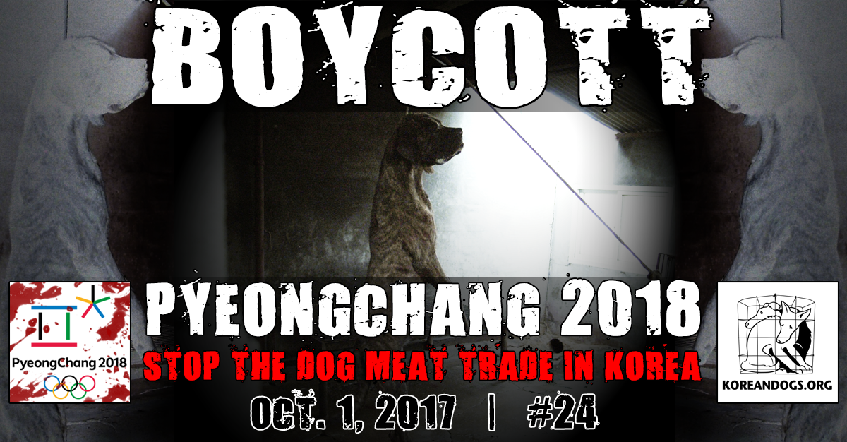  Thunderclap – “Boycott PyeongChang 2018 Campaign”!