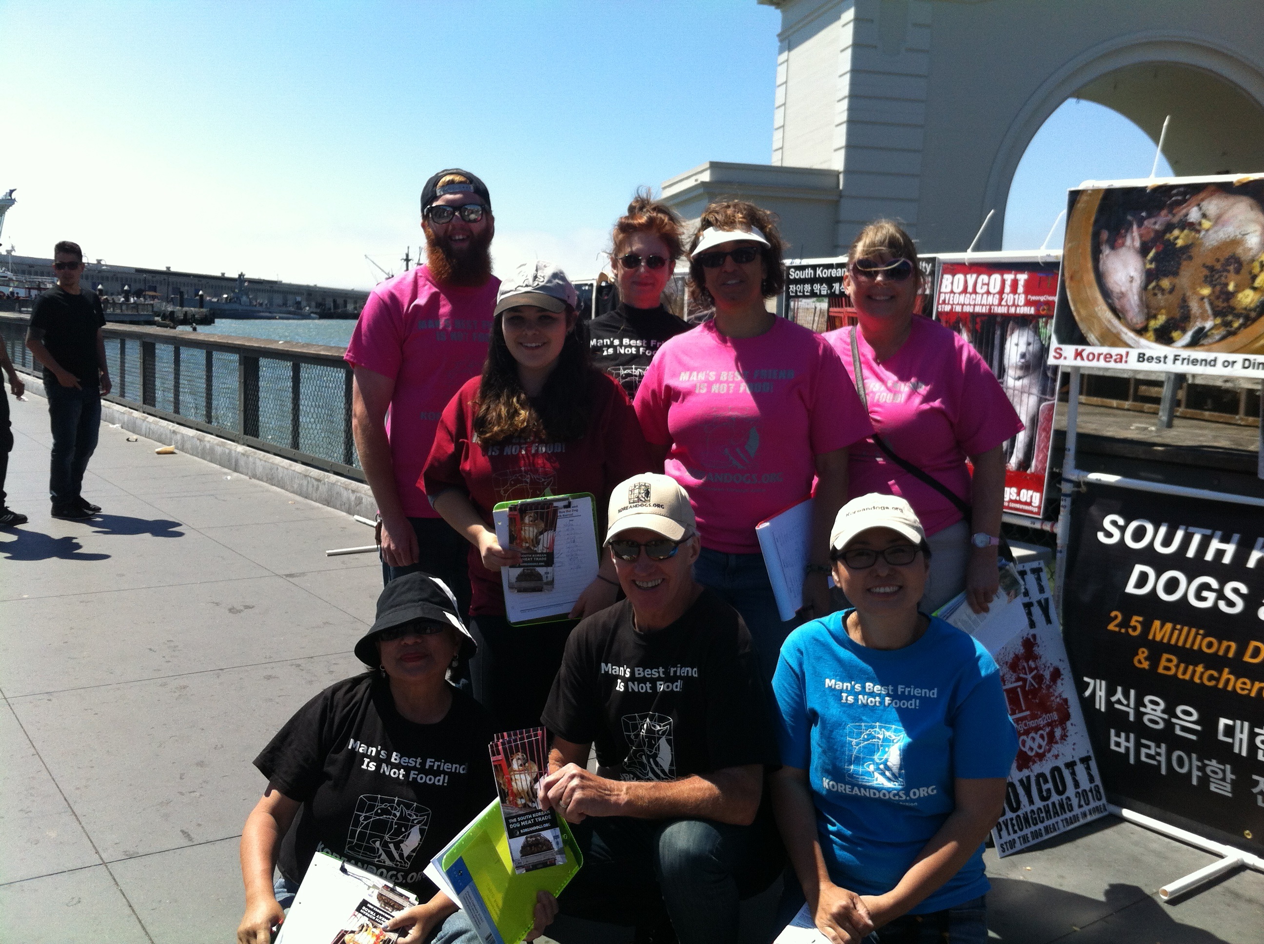 San Francisco, Fisherman’s Wharf Leafleting Event – June 5, 2016