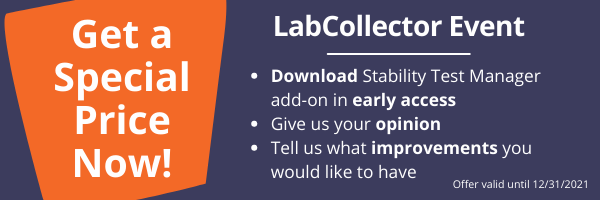 Special Offer LabCollector Stability Test Manager