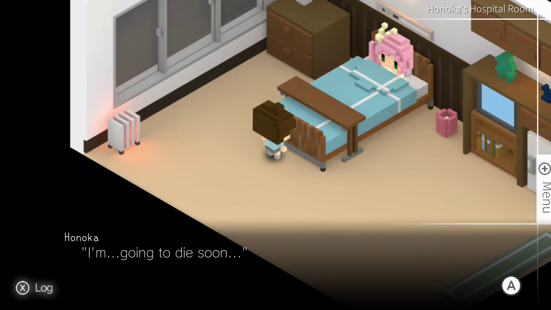 7 Years From Now Honoka's Hospital Room Screenshot
