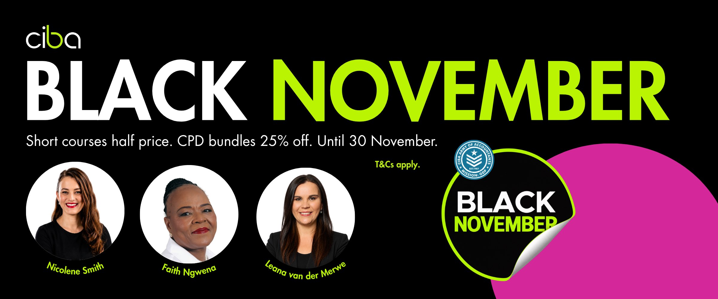 Black November: Everything is going up. So we are bringing something down.