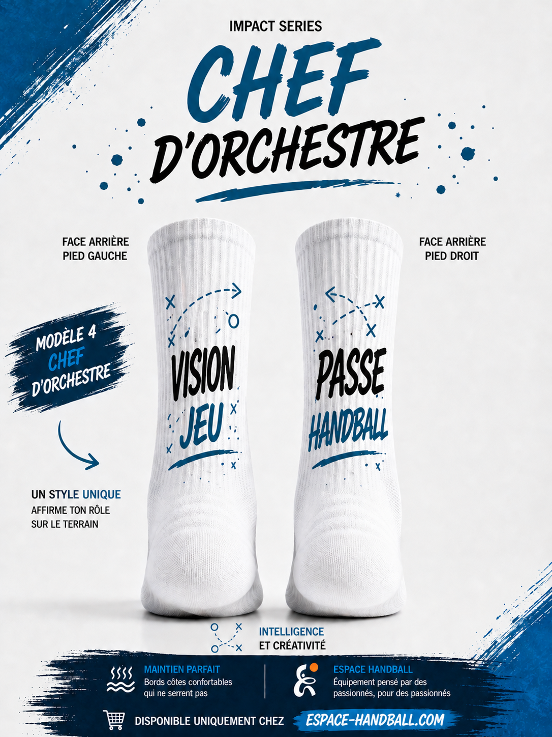 Chaussettes Chef d’orchestre vision jeu