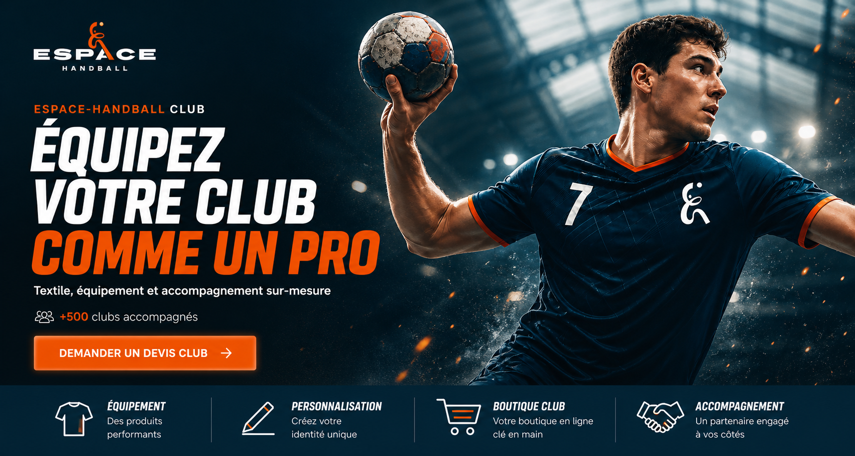 Espace Handball Club - Équipez votre club comme un pro