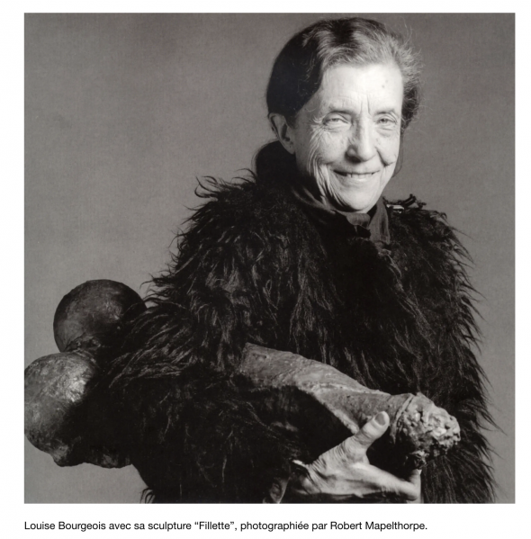 Louise Bourgeois et sa sculpture en forme de penis