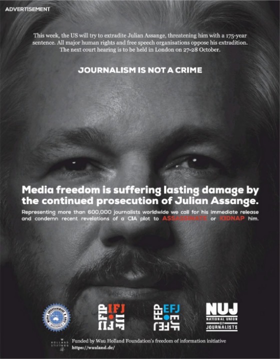 Journalism is not a crime